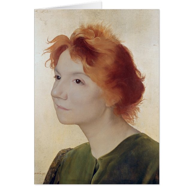 Cartão Yvette Guilbert 1895 (Frente)