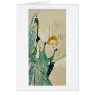 Cartão Yvette Guilbert Por Henri De Toulouse-Lautrec
