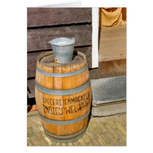 Cartão Zaanse Schans Spice Warehouse Barrel
