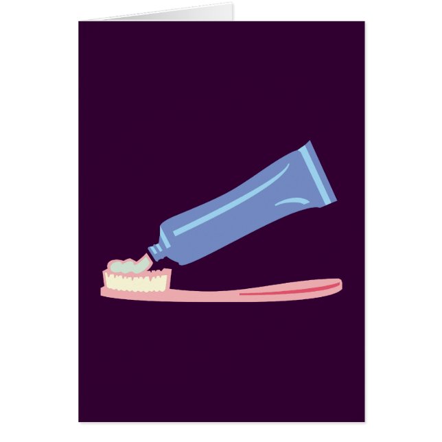 Cartão Zahnpflege dental care (Frente)