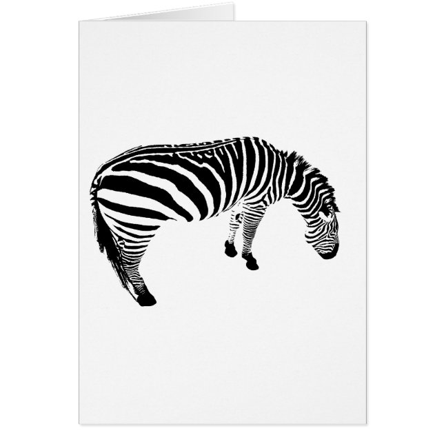 Cartão zebra (Frente)