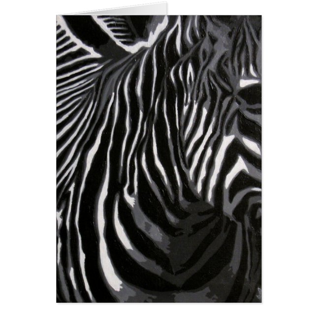 Cartão Zebra (Frente)