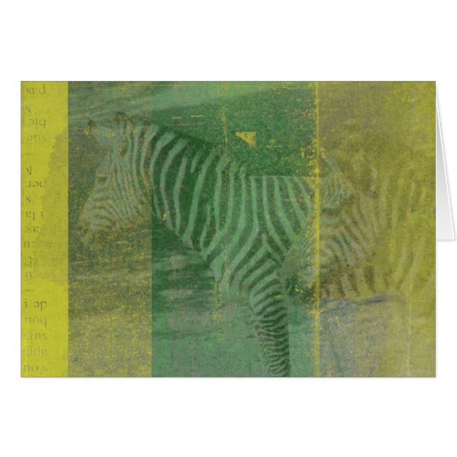 Cartão Zebra (Frente Horizontal)