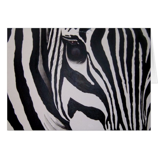 Cartão Zebra (Frente Horizontal)