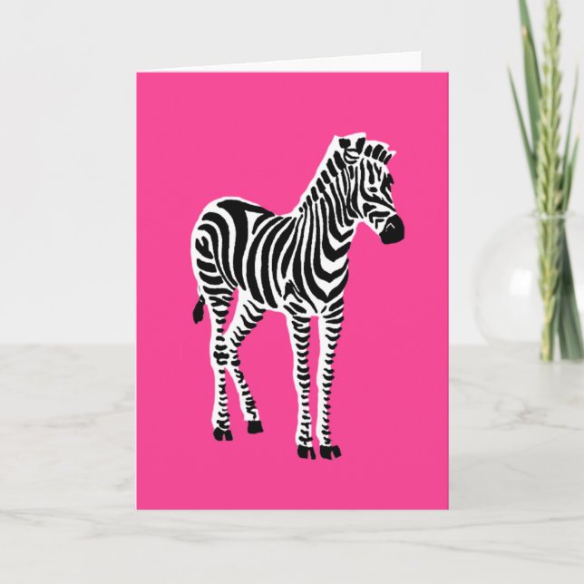 Cartão Zebra (Frente)