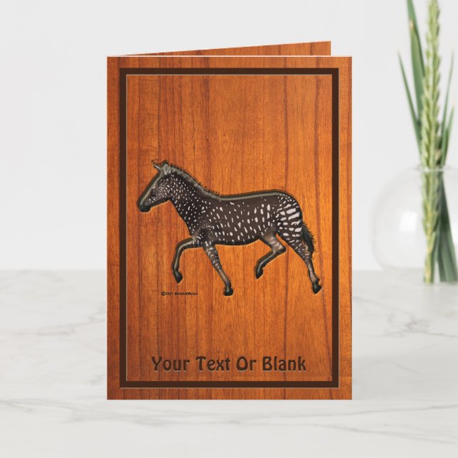 Cartão Zebra de Bolinhas (Frente)