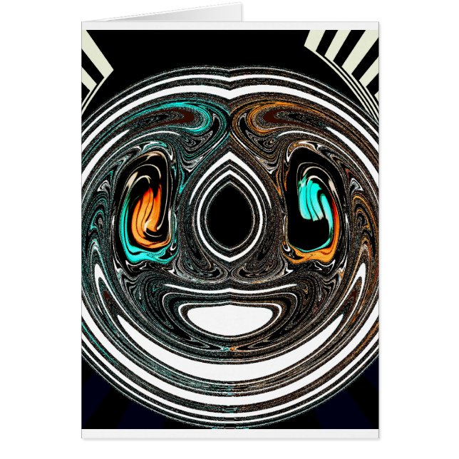 Cartão Zebra HAkuna Matata akuna MatataS dá a última bea (Frente)