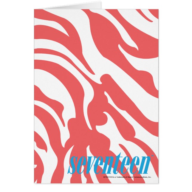 Cartão Zebra LtPink (Frente)