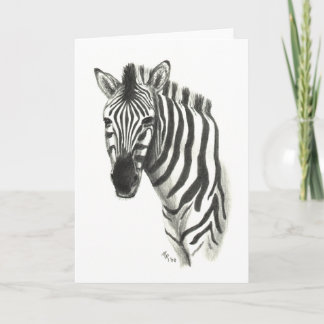 Cartão Zebra Note Card