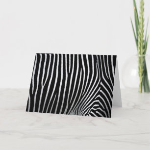 Cartão Zebra Skin