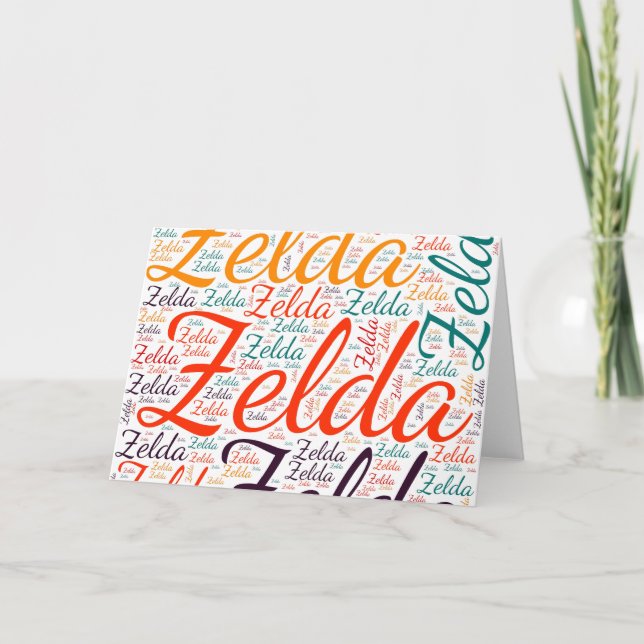 Cartão Zelda (Frente)