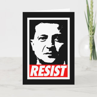 Cartão Zelenskyy - Resist Support Ukraine I Stand With Uk