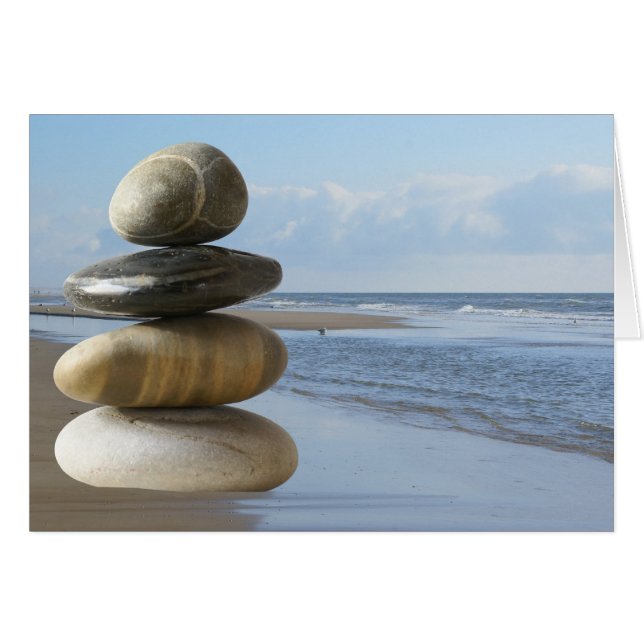 Cartão Zen Beach (Frente Horizontal)