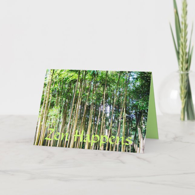 Cartão Zen Happens (Frente)