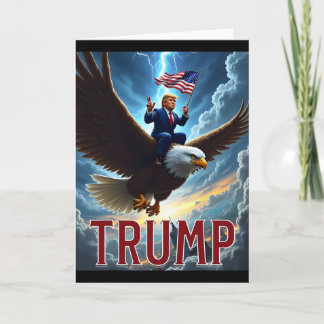 Cartão Zenzo's Atomic Political Designs President Trump R