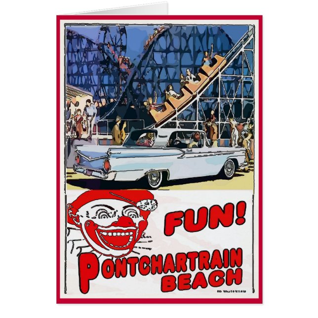 Cartão Zephyr Pontchartrain Beach (Frente)