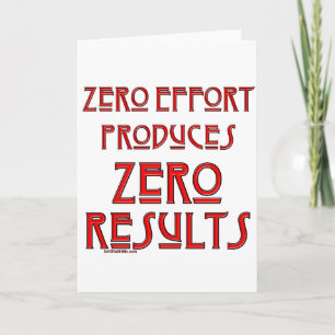 Cartão Zero Effort...