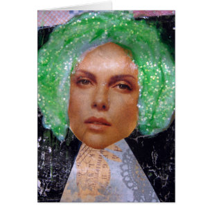 Cartão Zetti Girl 2, The Green Haired Girl, Aniversário