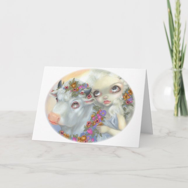 Cartão "Zeus and Europa" Greeting Card (Frente)