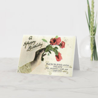 Cartão ZHR0024 1910 Feliz Aniversário