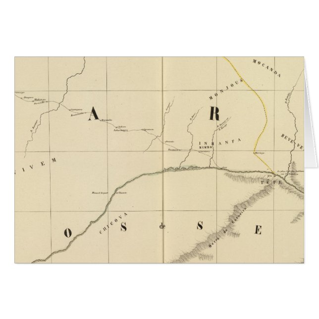 Cartão Zimbabué, África 46 (Frente Horizontal)