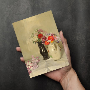 Cartão Zinnias   William Nicholson