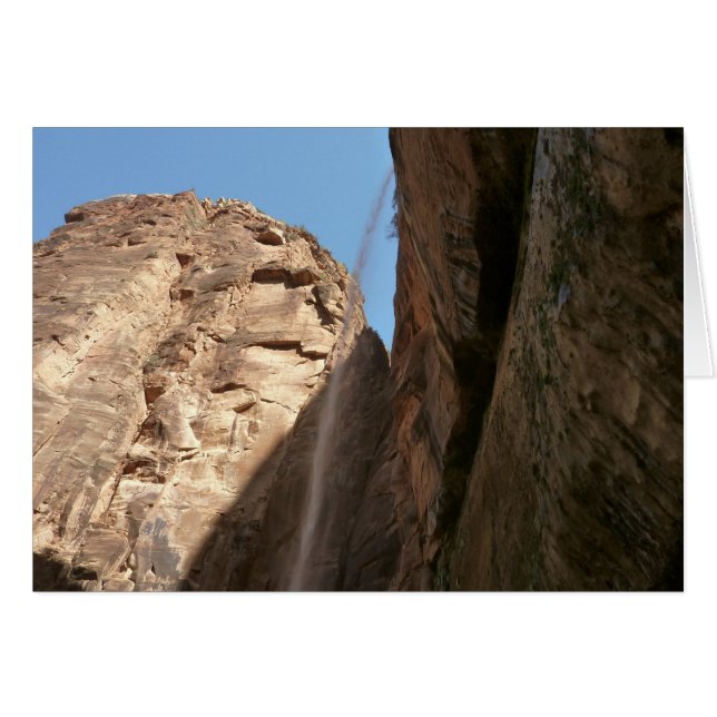 Cartão Zion's Weeping Rock no Zion National Park (Frente Horizontal)