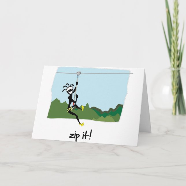 Cartão "Zip!" (Frente)