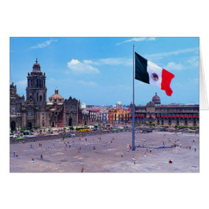 Cartão Zocalo, Cidade do México, México