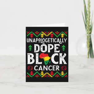 Cartão Zodiac, Cancer Negro sem desculpas, assina seu