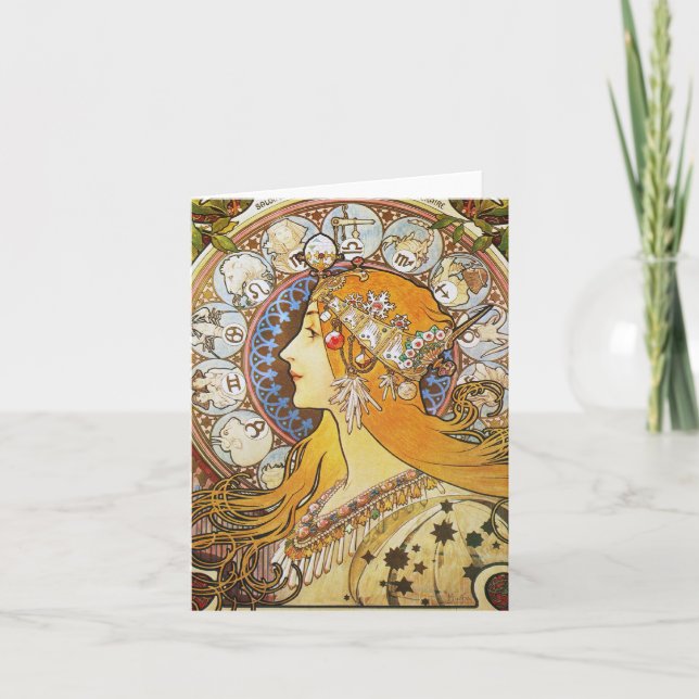 Cartão Zodiac Goddess (Frente)