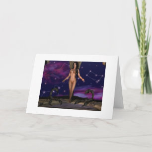 Cartão Zodiac Happy Birthday ~ Scorpio