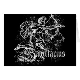 Cartão Zodiac Sagittarius