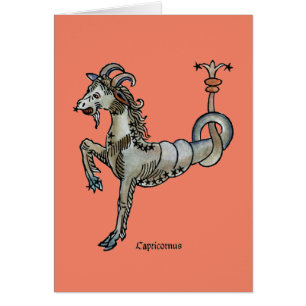 Cartão Zodíaco: Capricórnio, 1482