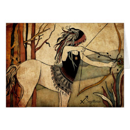 Cartão Zodíaco do Sagitário