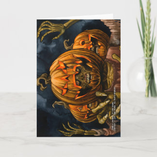 Cartão Zomb-O-Lanterns Greeting Cards