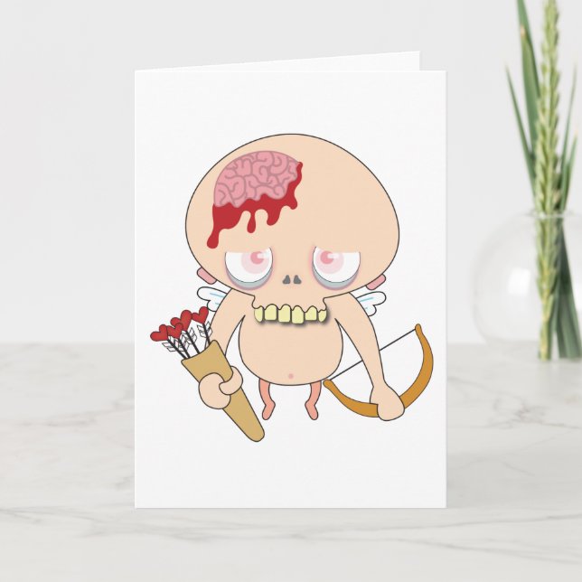 Cartão Zombie Cupid Cards (Frente)