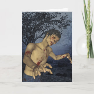 Cartão Zombie Happy Birthday Card