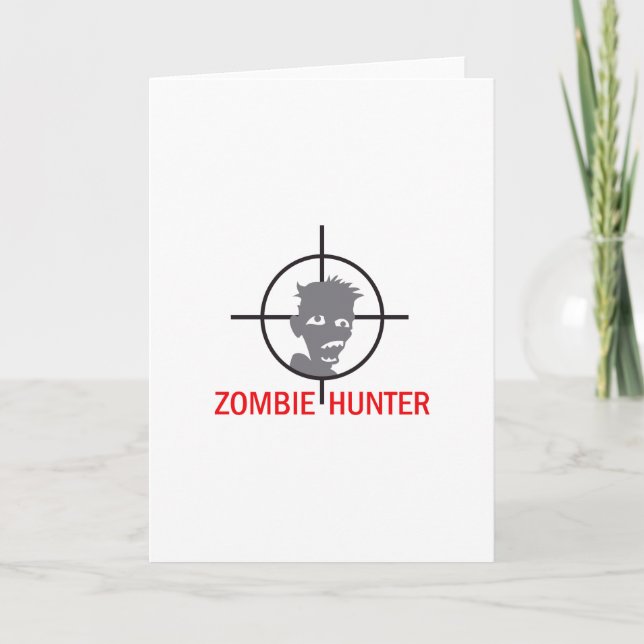 CARTÃO ZOMBIE HUNTER (Frente)