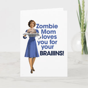 Cartão Zombie Mom