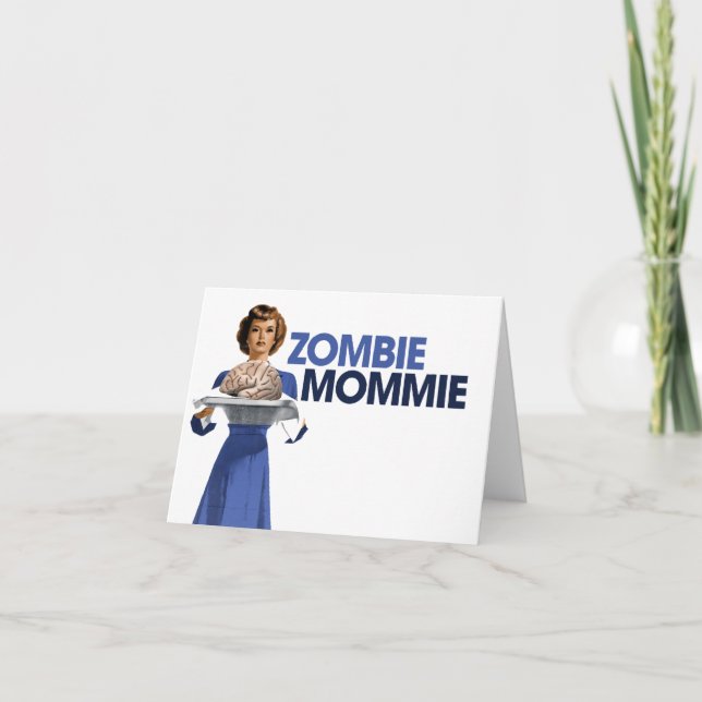 Cartão Zombie Mommie (Frente)