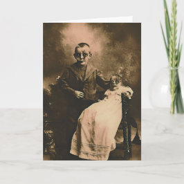 Cartão Zombie Siblings