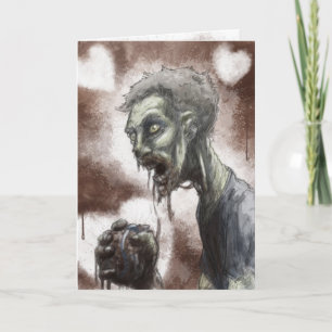 Cartão Zombie Sweetheart Card