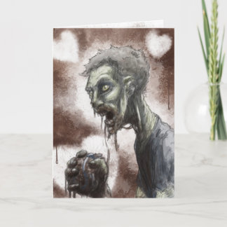 Cartão Zombie Sweetheart Card