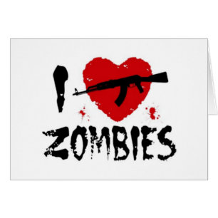 Cartão Zombis da espingarda