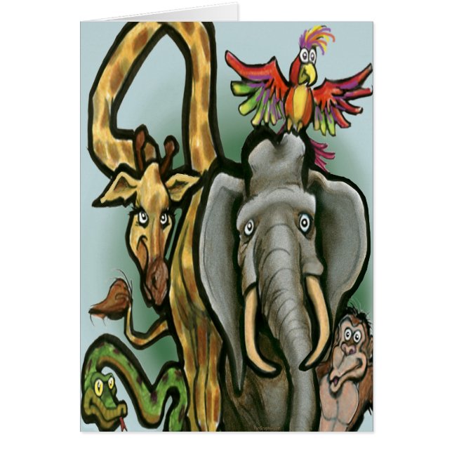 Cartão Zoo (Frente)