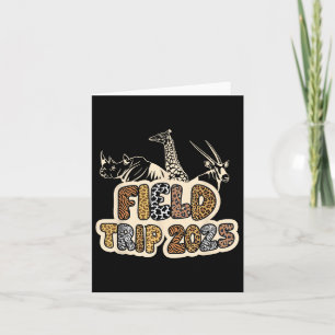 Cartão Zoo Field Trip Field Day 2025 Matching Teach
