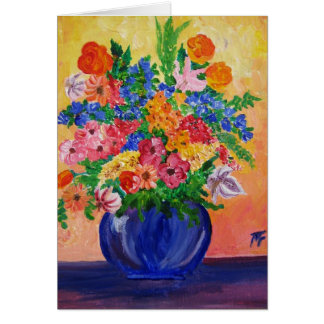 Cartão Zum Geburtstag de Blumen