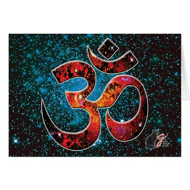 Cartão Zumbido universal de OM (Frente Horizontal)