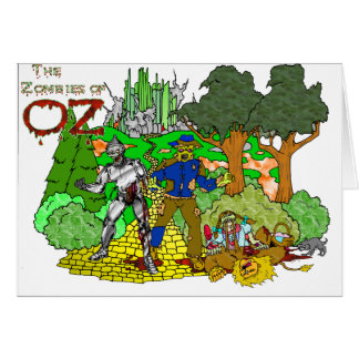 Cartão Zumbis de OZ